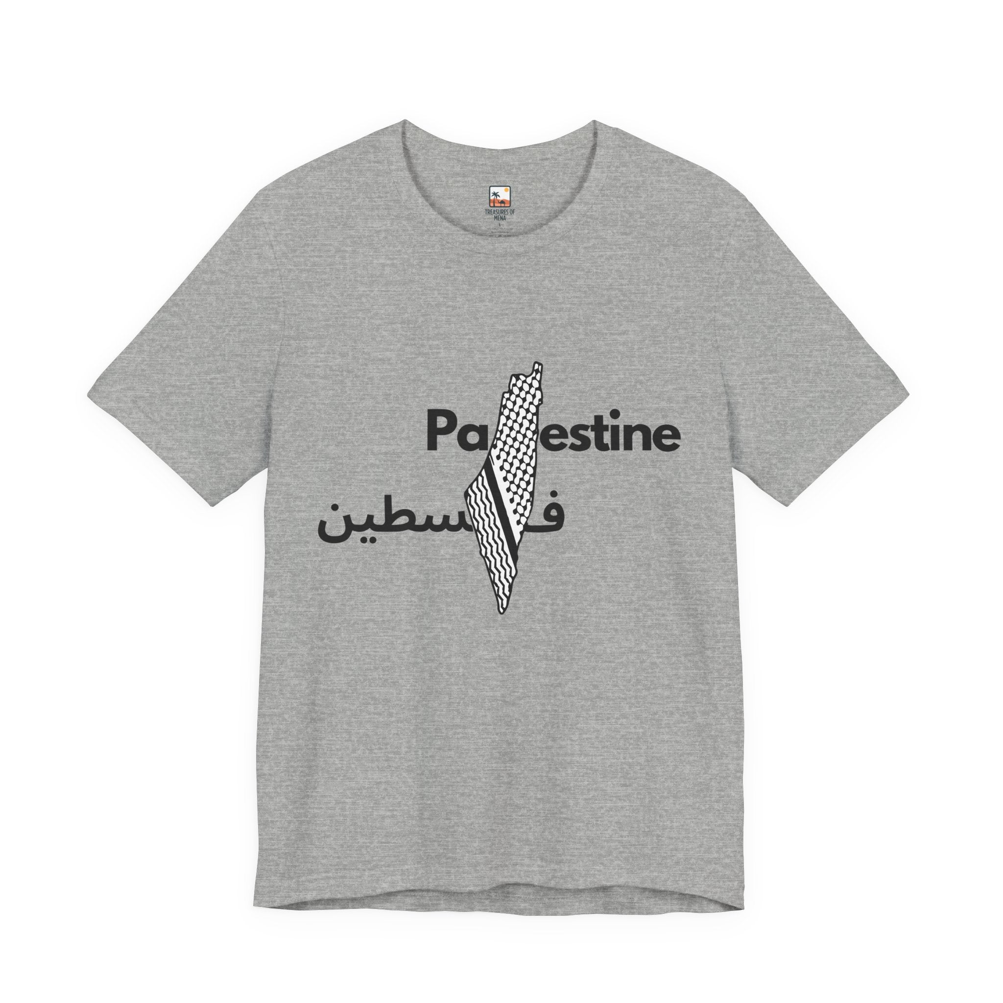 Palestine Graphic Tee, Unisex Short Sleeve Shirt, Pride Wear, Cultural Apparel, Gift for Activists, Casual Statement T-Shirt